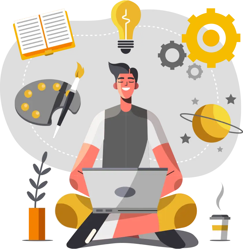 Fiction ghostwriting service example graphic